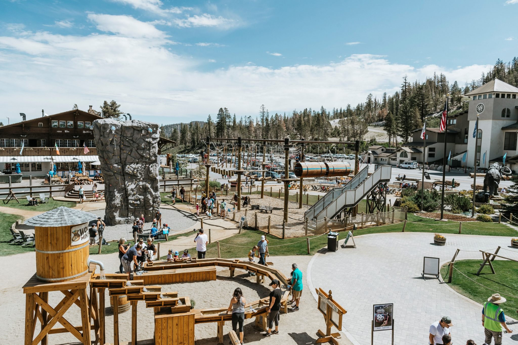 Mammoth Mountain summer kids playground